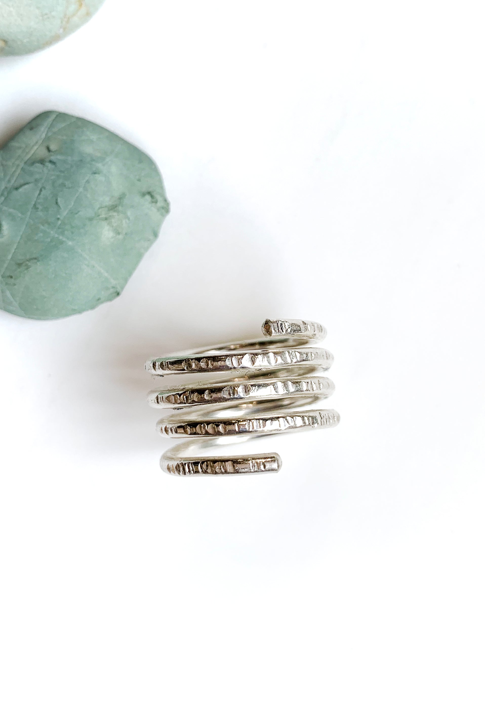 Silver Coil Ring