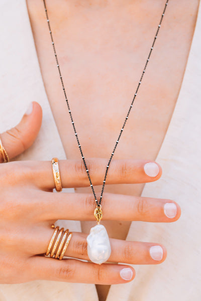Baroque Pearl Necklace | Dew Drop Necklace | Mickey Lynn