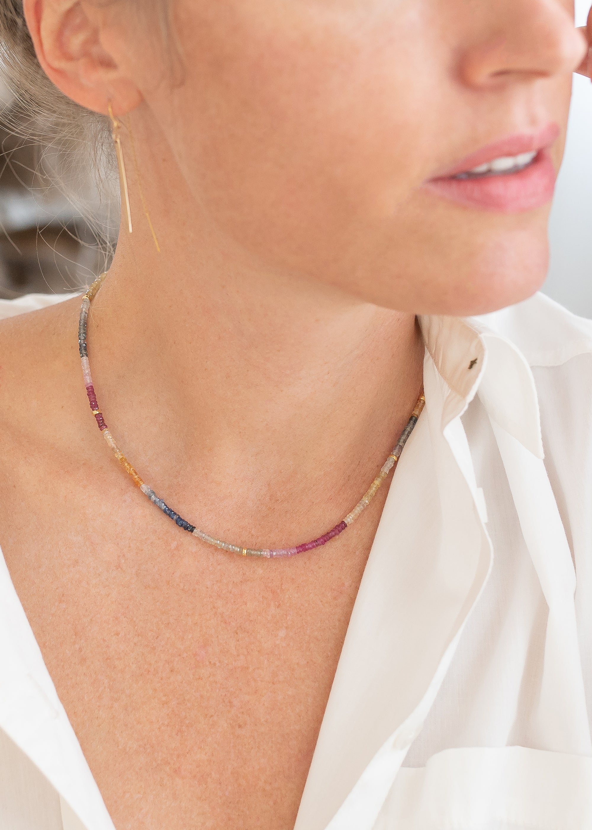 Sapphire Charis Necklace