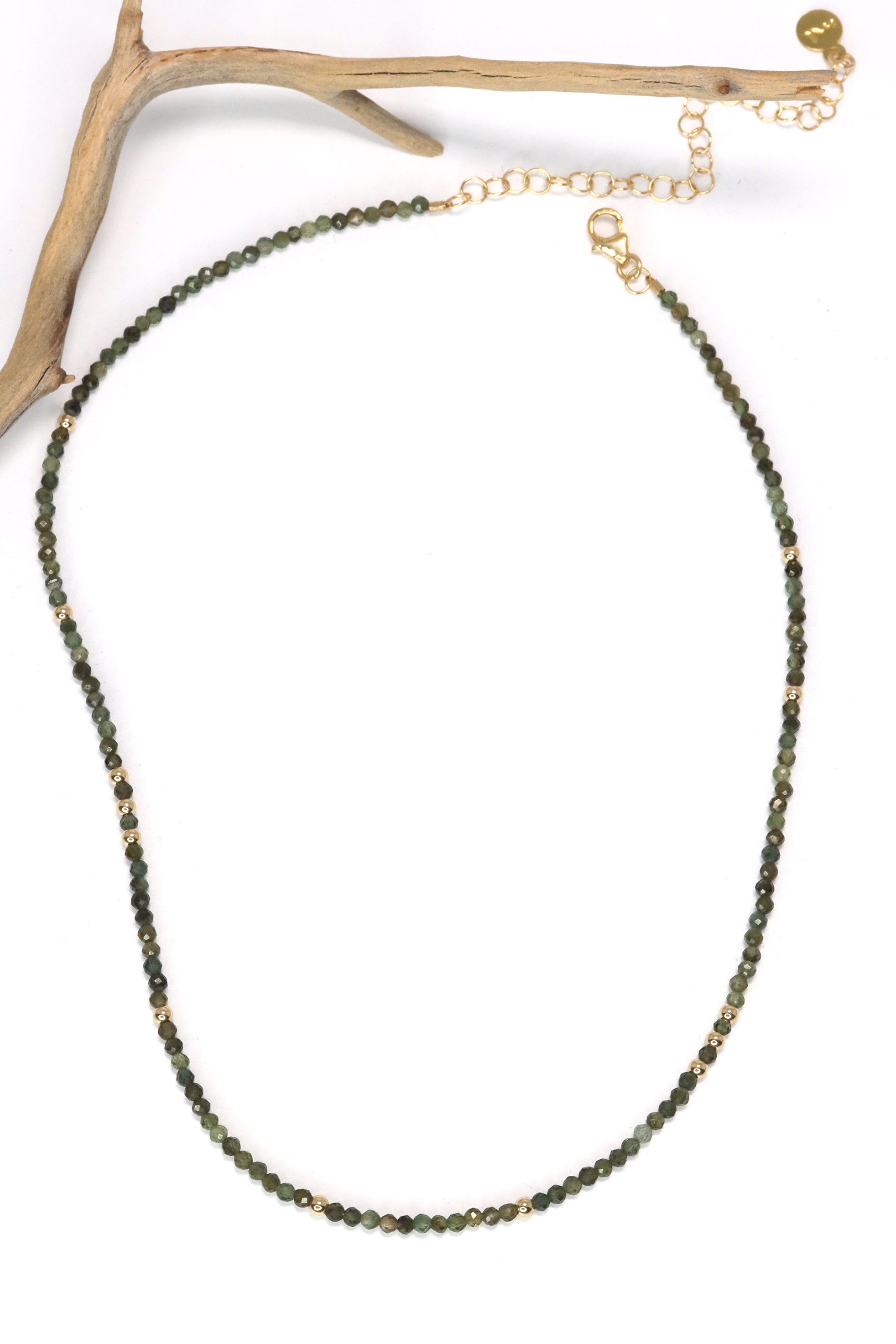 Green Tourmaline Charis Necklace